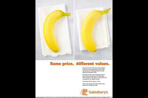 Sainsbury's bananas